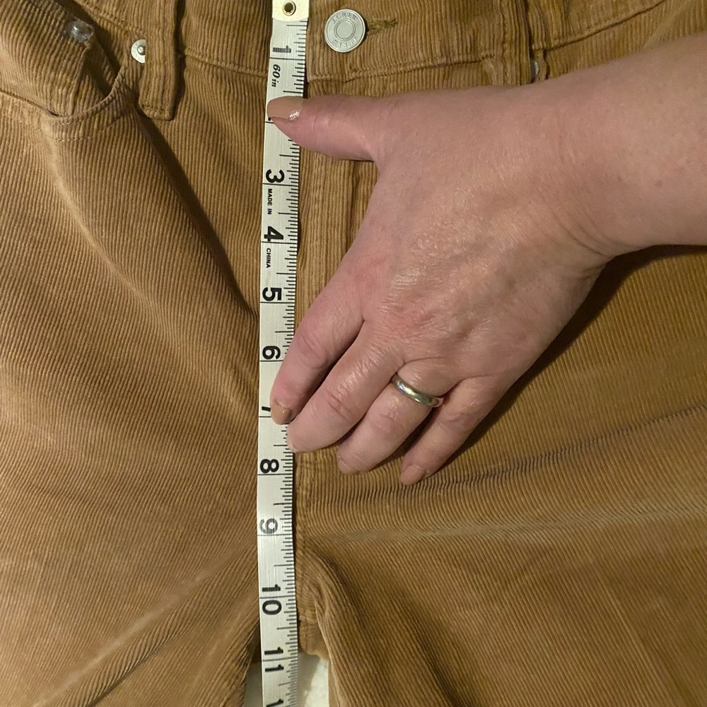 J Crew Women’s Camel Corduroy Straight Pants Size 29 - Picture 5 of 5